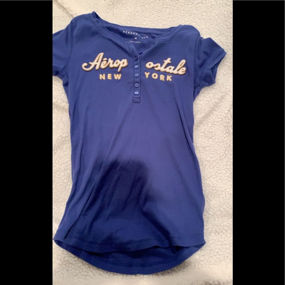 aeropostale ribbed henry top.